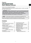 Page 991
ENGLISH
Projector
CP-D10/CP-D20
User's Manual (concise)
Thank you for purchasing this projector.
Please read through this manual before using this product, in order to use safely 
and utilize well the product.
WARNINGV
product. See the “Using the CD manual” (
	16) to read the manuals in the CD. 
After reading them, store them in a safe place for future reference.
RGXFW

	
)LUVWRIDOO............................................ 2
  Entries and graphical symbols explanation ...... 2
  Important...