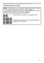 Page 8181
Presentation tools
PC-LESS Presentation (continued)
• These operations are not accessible while the projector OSD is displayed.
• The Thumbnail mode shows 20 pictures in 1 page as maximum.
• It is not possible to change the input port by using the INPUT button when the 
Thumbnail screen, Slideshow, or Full Screen is displayed.
• Some error icons will be displayed in the Thumbnail. NOTE
This file seems to be broken or not supported format.
A file that cannot be displayed on the thumbnail screen is...