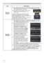 Page 5252
SECURITY menu
Item Description
MY TEXT 
DISPLAY
(1)  Use the ▲/▼ cursor buttons on the SECURITY menu to select the MY 
TEXT DISPLAY and press the ► cursor (or the ENTER) button to display 
the MY TEXT DISPLAY on/off menu.
(2)  Use the ▲/▼ cursor buttons on the MY TEXT 
DISPLAY on/off menu to select on or off.
ON 
 OFF
When it is set to the ON, the MY TEXT will be 
displayed on the START UP screen and the 
INPUT_INFORMATION when the INFORMATION 
on the SERVICE menu is chosen.
• This function is...