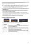 Page 3131
Operating
Using the menu function (continued)
3.To close the MENU, press the MENU button again or select EXIT and press 
the ◄ cursor button or ENTER button. Even if you do not do anything, the 
dialog will automatically disappear after about 30 seconds.
●  If you want to move the menu position, use the cursor buttons after pressing the 
POSITION button.
●  Some functions cannot be performed when a certain input port is selected, or 
when a certain input signal is displayed.
●  When you want to reset...