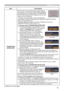 Page 8585
SECURITY menu
Item Description
TRANSITION 
DETECTOR
If this function is set to ON and the vertical angle of
the projector or the INSTALLATION setting is different
from the previous recorded setting, the TRANSITION
DETECTOR ON alarm will be displayed and the input
signal will not be displayed.
• To display the signal again, set this function OFF.
• After about 5 minutes of displaying the TRANSITION DETECTOR ON 
alarm, the lamp will turn off.
• Keystone adjustment feature has been prohibited as long as...