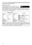 Page 9494
Presentation tools
PC-LESS Presentation (continued)
Button operation
Functions
The remote 
controlControl panelWeb Remote 
Control
▲▲ [▲]
 (Play) /  (Pause) toggle
► ► [►] (FF) Fast-forward
◄ ◄ [◄] (REW) Fast-rewind
ENTER INPUT[ENTER] (Stop), Displays Thumbnail.
PAGE DOWN–[PAGE DOWN]
Shows the next ﬁle.
PAGE UP–[PAGE UP]Shows the previous ﬁle.
• These operations are not accessible while the projector OSD is displayed.
• It is not possible to change the input port by using the INPUT button when the...