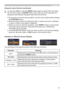 Page 3333
Using the menu function (continued)
3.To close the MENU, press the MENU button again or select EXIT and press 
the ◄ cursor button or ENTER button. Even if you do not do anything, the 
dialog will automatically disappear after about 30 seconds.
●  If you want to move the menu position, use the cursor buttons after pressing 
the POSITION button.
●  Some functions cannot be performed when a certain input port is selected, 
or when a certain input signal is displayed.
●  When you want to reset the...