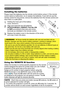 Page 1717
Remote control
Installing the batteries
Please insert the batteries into the remote control before using it. If the remote 
control starts to malfunction, try to replace the batteries. If you will not use the 
remote control for long period, remove the batteries from the remote control and 
store them in a safe place.
1.Holding the hook part of the battery 
cover, remove it.
2.Align and insert the two AA batteries 
(HITACHI MAXELL ENERGY, Part No.LR6 
or R6P) according to their plus and minus...