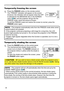 Page 3636
Operating
1.Press the SHADE button on the control panel.
The mechanical lens shade closes and the 
screen turns to black. The SHADE indicator on 
the projector blinks in yellow while the shade is 
closed.  
To open the shade and restore the screen, press 
the SHADE button again.
Temporarily shading the screen
• The projector will turn off automatically when the time set up by the 
SHADE TIMER passes 
(69).
• When turning off the power by the normal procedure, the lens shade opens 
automatically. If...