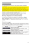 Page 113 
Troubleshooting
7URXEOHVKRRWLQJ
Related messages
WKHIROORZLQJ
WDEOH$OWKRXJKWKHVHPHVVDJHVZLOOEHDXWRPDWLFDOO\GLVDSSHDUHGDURXQGVHYHUDO
Q
War nings displayed on the Status Monitor
RQLWRU(	Users 
manual - Operating guide5HVROYHWKHHUURUVUHIHUULQJWRWKHWDEOHRIWKHVHFWLRQV
Related messagesDQGRegarding the indicator lampsZKHQWKHZDUQLQJLV
GLVSOD\HG
Troubleshooting
,IDQDEQRUPDORSHUDWLRQVKRXOGRFFXUVWRSXVLQJWKHSURMHFWRULPPHGLDWHO\...