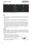 Page 4242OSD Menu description
LAMP
This chapter covers information on the projector lamp.
Mode
#
ECO 
  
When set to Eco mode, the wattage of the lamp will be at 360W. If the surrounding environment 



	






=


&
>

	



	

