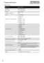 Page 6060

	

		

Eftdsjqujpo Tqfdjgjdbujpot
Resolution 1920 × 1200 (Native)
Micro display 3 × DLP 0.96" DMD
Contrast 2000:1 (Typical)
Luminance uniformity  