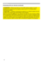 Page 1616


y
RQRWFRQQHFWWKHLAN
yVUHTXLUHGWRXVH
WKHZLUHOHVVQHWZRUNIXQFWLRQRIWKLVSURMHFWRU%HIRUHFRQQHFWLQJWKH86%ZLUHOHVV
DGDSWHUWXUQRIIWKHSRZHURIWKHSURMHFWRUDQGGLVFRQQHFWWKHSRZHUFRUGRQRW
RWKHSURMHFWRU
CAUTION
y+HDWPD\EXLOGXSLQWKH86%ZLUHOHVVDGDSWHUWRDYRLG
HVEHIRUH
WRXFKLQJWKHDGDSWHUWARNING
Setting up
Connecting with your devices (continued)
Setting up
Connecting with your devices (continued) 