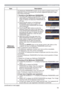 Page 9393
SECURITY menu
Item Description
MyScreen 
PASSWORD
The MyScreen PASSWORD function can be used to prohibit access to the 
MyScreen function and prevent the currently registered MyScreen image 
from being overwritten.
1 Turning on the MyScreen PASSWORD
1-1  Use the ▲/▼ buttons on the SECURITY menu to 
select MyScreen PASSWORD and press the ► 
button to display the MyScreen PASSWORD on/
off menu.
1-2  Use the ▲/▼ buttons on the MyScreen 
PASSWORD on/off menu to select ON. 
The ENTER NEW PASSWORD box...