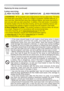 Page 7575
Maintenance
Lamp war ning
Replacing the lamp (continued)
 HIGH VOLTAGE  HIGH TEMPERATURE HIGH PRESSURE
y7KHSURMHFWRUXVHVDKLJKSUHVVXUHPHUFXU\JODVVODPS7KHODPS
KDQGOHGZKLOHKRWRU
ZRUQRYHUWLPH1RWHWKDWHDFKODPSKDVDGLIIHUHQWOLIHWLPHDQGVRPHPD\EXUVWRU
XOEEXUVWVLWLVSRVVLEOH
QWDLQLQJPHUFXU\DQG
FWRU