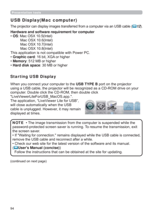 Page 9494
USB Display(Mac computer)
DDQ86%FDEOH12
