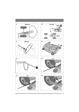 Page 33
XK4-serie
XM-serie
16”
XK-serie
17”
11
13
159 
12
14
1610  