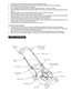 Page 3•Disengage the engine brake and drive clutch before starting the engine.
•Start the engine in accordance with the instructions and with feet well away from the cutter blade.
•Do not tilt the mower when starting the engine.
•Do not change the engine settings.  If adjustments are necessary, contact your dealer.
•The safety deflector flap must be in the down position if the mower is used without the grass collection bag in
place.
•Operate the machine at a comfortable walking pace, never run behind the...