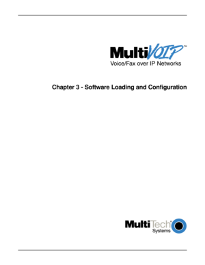 Page 23Chapter 3 - Software Loading and Configuration 
