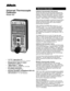 Page 1Universal Thermocouple
Calibrator
Model 422
• 14 T/C  type plus mVJ, K, T, E, R, S, B, N, G, C, D, P, L, U & mV
• Temperature input & outputReads directly in degrees
• Quik-Chek™  switchInstantly recall three outputs; HI, LO & Set
• 45 output memoriesThree for each T/C type & mV
• Accuracy ±(0.008% of Reading+0.006 mV)Typical accuracy of 0.4°C or 0.7°F 
Field selectable 0.1° or 1µV resolutionCalibrate thermocouple instruments
Source and read T/C’s over the entire industrial tem-
perature range with...