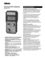 Page 1Universal RTD Calibrator
Model 311A
• Simulate RTDS into smart transmittersWorks with a wide variety of models including
Rosemount 3144 & Honeywell STT series
• Universal compatability with process
instruments
Operates with devices that use pulsed excitation
currents including PLCs, DCS and multi-channel
recorders
• Calibrate in °C & °F for your RTD typePlatinum 100Ω, copper 10Ωand 50Ω, nickel 110
and 120Ω
Simulate from 0.00 to 500.00 ohms
• Calibrate with laboratory accuracy±(0.01% of reading + 0.075...