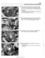 Page 143
-7 Cylinder Head Removal and lnstallat~on -- -- - - 
Remove chain and  sprockets from tool and slide  sprockets 
on  camshafts.  Confirm that gap  in intake sprocket  splines 
lines up with corresponding  gap in camshaft splines (arrow). 
CAUTIOI\C 
Do not  alter position  of sprockets  with respect  to chain  when 
removing 
from special tool 11 6 180. 
< Align  locating tooth  of splined shaft with gaps on  camshaft 
and  sprocket.  Slide splined  shaft onto intake  camshaft until 
approx. 
1 mm...