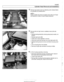 Page 151
Cylinder Head Removal and Installation / 
4 Remove  top engine cover by releasing quick release fasten- 
ers  (arrows)  by pressing  down. 
NOTE- 
Earlier models  may have  an engine  cover with pry off caps 
and  fasteners 
In place  of quick  release fasteners. 
4 Remove left  and right interior ventilation ducts  (left side 
shown): 
- Release locking  tabs (A) or locking strap (early models, not 
shown). 
Release spring  lock (B). 
* Rotate duct inward  (arrow) to remove. 
Disconnect electrical...