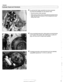 Page 220
.. 
ICylinder Head and Valvetrain -.I 
4 Counterhold left intake camshaft  and remove sprocket 
mounting  bolts 
(arrows) from left cylinder  head. 
Remove  primary chain  sprocket. 
Slide  primary  timing chain off sprocket  and 
supend timing 
chain  with stiff wire  to prevent  it from dropping  into lower 
timing chain  cover. 
4 Using cranltshaft center  bolt, rotate engine counterclockwise 
to 
45 before TDC position. 45 V.OT mark on  pulley will 
align  with  boss  cast on engine block 
(arrow)....