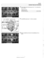 Page 223
1 Cvlinder Head and valvetrain1 
Evenly tighten  down  bearing cap nuts  in I? turn steps  start- 
ing at number 
1. 
Tightening torque 
Camshaft bearing cap 14 Nm (10 ft-lb) 
BMW special tool 11 3 430 on  camshaft. 
4 Rotate  camshafts  until marker  bores (arrows) point up- 
wards.   