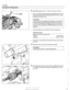 Page 256
11 7-20 
Camshaft Timing Chain 
4 lnstall BMW special tool 1 I 5 490 on exhaust camshaft. 
- Insert  the helical-toothed splined  shafl (arrow) into the heli- 
cal-toothed sprocket while rotating  gears and chain counter- 
clockwise with special tool. 
CAUTION- Ensure 
that the  first  available tooth  engages. It is  important 
that  the exhaust camshaft sprocket  be turned  only the mini- 
mum amount  necessary to engage  the gear  cup. If this  pro- 
cedure  is done 
incorrectlq: the VANOS system may...