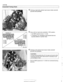 Page 308
1 17-72 
Camshaft Timing Chain 
4 Working at right  side cylinder  head loosen Intake camshaft 
sprocket bolts 
(arrows). 
4 Secure left and  right side camshafts  in TDC position: 
Use  BMW special  tool set 
11 2 440. 
- If necessary,  turn camshaft so that special tools  are 
squarely  seated on  cylinder head. 
Working  at left cylinder head  loosen 
intake camshaft 
sprocket bolts 
(arrows). 
CAUTION- 
Counter  hold camshaft with a 27mm open-end  wrench while 
loosening sprocket  bolts. Grind...