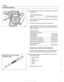 Page 346
11 9-26 
/Lubrication System 
< Use Allen  wrench  to adjust chain slaclc (B) by turning thread- 
ed  spacer 
(A). 
Oil pump  chain adjustment 
Slack 
10 52 mrn  (0.394i0.079  in) 
- Coat remaining oil  pump mounting  fastener with Loctite 03. In- 
stall and  tighten. 
- Remainder  of assembly is  reverse of disassembly. 
- After  adding engine  oil, start and  run engine.  Raise engine 
speed  to 
2,500 rpm until oil pressure warning  light goes out 
(about 
5 seconds). 
Tightening  torques 
Lower  oil...