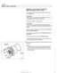 Page 384
121-18 
I Battery, Starter, Alternator 
Alternator, removing and installing 
(M62 TU engine, water cooled) 
V-8 models produced  after 9/98 are equipped  with a water 
cooled  alternator. 
CAUTION- 
Allow engine  to cool  before removing alternator  as coolant 
will 
escape from the alternator water  jacket. 
- Disconnect  negative (-) battery cable 
CAUTION-  Prior  to disconnecting  the 
battew read the battery discon- 
nection cautions given  in 
001 General Warnings  and Cau- 
tions. 
- Remove...