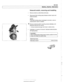 Page 389
121-23 
Battery, Starter, ~lternatorl 
Solenoid switch, removing and installing 
- Remove starter  as described  previously. 
- Disconnect field winding  strap between starter  motor and 
solenoid  switch. 
NOTE- 
If the  field  winding strap  is damaged  or burned, a new  or 
rebuilt starter motor  is needed. 
< Remove  solenoid switch mounting  screws (arrows), and 
separate solenoid from starter. 
Unhoolc solenoid plunger from  lever in starter  drive 
- Installation  is reverse  of removal....