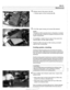 Page 47
Maintenance 
< Release mass air flow sensor  clips (A). 
Release upper air filter housing clips (B). 
4 Lift air filter upper housing,  and  remove filter element. 
NOTE- 
V-8 engine  air filter assembly shown in illustration. 6-cylinder 
air  filter assembly  is similar  but located  at the  left front  of the 
engine compartment. 
- On  installation, install O-ring  for mass  air flow  sensor  into 
retaining clips in air filter upper  housing. 
- Replace air filter and upper  air filter housing,  and...