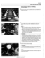 Page 481
Fuel Tank and Fuel Pump 
Fuel pressure gauge, installing 
(V-8 models) 
Remove  engine cover by pressing  down on  pins (arrows) to 
release  cover locks. 
4 Disconnect  and remove fuel supply  line from  lefl  side  of fuel 
rail  by sliding 
loclting collar  in (arrows) and pulling  lines 
apart. 
NOTE- 
* ME2 TU and MS43 vehicles (1999 and  later models) use a 
non-return fuel line with  only one line  to the  fuel 
rafl. 
BMW uses three styles  of fuellfne connections; a one-use 
clamp, a locking...