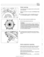 Page 553
Clutch, removing 
The procedure  given here  applies to both non-SAC  and SAC 
clutch  assemblies. 
- Remove transmission  from  engine. See 230 Manual Trans- 
mission. 
4 Loosen 6 clutch mounting  bolts (arrows)  evenly 
- Remove pressure  plate and clutch disc. 
WARNING- 
The clutch disc contains  asbestos. Inhaling or ingesting as- 
bestos dust can cause  severe health problems.  Always wear 
an  approved respiratorandprotective clothing  when handling 
components containing  asbestos. Do not use...