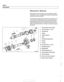 Page 612
Driveshaft 
Repair kits for the universal  joint are not available for  BMW 
driveshafts. 
A worn or  damaged universal  joint usually require 
replacement  of the driveshaft. 
The driveshaft is balanced to close tolerances.  Whenever it is 
to  be  removed  or disassembled, the mounting  flanges and 
driveshaft sections should  be marked with paint  or a punch 
before proceeding  with work. This will ensure  that the 
drive- 
shaft can be reassembled  and installed  in exactly the original...