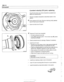 Page 620
260-14 
Driveshaft 
Constant velocity (CV) joint,  replacing 
The CV joint  at the rear  of the  driveshaft is available  from 
BMW as a separate part. 
- Remove complete driveshaft  as described  earlier  in this 
section. 
< Clean  grease off CV joint.  Remove  retaining circlip (arrow) 
from  CV joint  end of driveshaft. 
- Drive out bolts  from CV joint. 
4 Remove  CV joint  from  driveshaft: 
Pry back protective  boot 
(A). 
- Using BMW special tool 26  1 110  on inner race (B), press 
or pull...