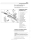 Page 677
i Steering and Wheel  Alignment 
RACK AND PINION STEERING 
(6-CYLINDER MODELS) 
Refer to the steering components illustration  when perform- 
ing the procedures  below. 
Rack and pinion  steering 
components 
(6-cylinder  models) 
1. Power  steering  fluid reservoir 
2. Fluid  supply  line 
3. Power steering pump 
4. Copper  sealing ring 
5. Banjo bolt MI4 
6. Banjo bolt MI6 
7. Power  steering  rack 
8. Fluid return  line 
9. Pressurized  fluid line 
10. Steering  fluid cooler 
11. Rack  boot...