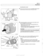 Page 757
Final Drive 
Front final drive mount 
4 Remove  front final  drive mount  using BMW special tools 33 
3312,333314,  333315,334161 
and334162. 
I i 4 Coat bearing  sleeve in rear  axle carrier  and rubber mount 
with 
~ircolight~ anti-friction  agent. 
Slide  rubber  mount from side with large  diameter  into 
BMW  special  tool 33 
4 165. 
Milled  recess 
(A) makes firm contact  with rear axle carrier 
when top  rubber mount is tightened down. 
The 
slolled srde ot r11e rubber mounl must be ar r#ghl...