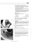 Page 777
340-1 5 
Brakes 
- Remainder of installation  is reverse  of removal. 
- Clean brake caliper  mounting bolts (7 mm Allen).  Replace 
ones which  are not in perfect condition.  Do  not grease. 
Top  up brake fluid to  MAX marking. 
- Before  driving  car, pump bralte pedal several times  so that 
brake  pads contact brake rotors. 
Check  that brake fluid level is correct.  Top up if necessary. 
Hold ignition  key for at least 
30 seconds  in accessory  po- 
sition without  starting engine. This clears...