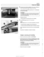 Page 839
Trunk  Lid, Tailgate 
Starting at top,  pull down  (arrow)  on trim cover. Carefully re- 
move  wiring harness support clip from trim  cover. 
Install protective plate 
(BMW special tool 51 2 153) between 
roof panel and  hinges. 
WARNING - 
The tailgate  is very  heavy  and will close  without  both pressu- 
rized lifting 
struts installed.  Properly support tailgate prior to 
removal  of the  lifting  struts. 
Worlting at left  side: 
Remove gas  strut retaining clip and  pin (arrow). 
4 Insert BMW...