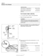 Page 862
I Exterior Trim, Bumpers 
Tightening torques Impact absorber  to chassis 
(M8 nut) 20 Nm (15 ft-lb) 
Impact absorber  to chassis 
(M6 nut) 9 Nm (80 In-lb 
Bumper  bracket to impact absorber 45 Nm (32 ft-lb) 
(MI0 bolt) 
Front  bumper  height, adjusting 
- A 14 mm allen socket is needed  to make  adjustments 
- Raise  and properly support  vehicle. 
WARNING- 
Make sure that the car is firmly  supported  on jackstands  de- 
signed  for the  purpose. Place  the jack  stands beneath a 
structural chassis...