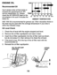 Page 14ENGINE OIL 
Recommended Oil 
Use  4-stroke  motor oil that  meets  or 
exceeds  the  requirements  for  API 
check  the  API  SERVICE  label  on  the 
oil  container  to  be  sure  it includes  the 
-30 -O -lo letters SJ. AMBIENT  TEMPERATURE 
SAE IOW-30 is  recommended  for  general  use.  Other  viscosities  shown  in 
the  chart  may  be  used  when  the  average  temperature  in your  area  is 
within  the  indicated  range. 
Oil  Level  Check 
1. Check  the  oil  level  with  the  engine  stopped...