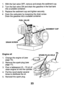 Page 231. 
2. 
3. 
4. 
With  the  fuel  valve OFF, remove  and  empty the sediment  cup. 
Turn  the fuel  valve 
ON and  drain  the gasoline  in  the fuel  tank 
into  a  suitable  container. 
Replace  the sediment  cup  and  tighten  securely. 
Drain  the  carburetor  by loosening  the drain  screw. 
Drain  the  gasoline  into  a  suitable  container. 
FUEL  VALVE 
SEDIMENT CUP 
DRAIN SCREW 
Engine oil 
1. Change  the  engine  oil  (see 
page 
15). 
2. Remove  the spark  plug  (see 
page 17). 
3. Pour  a...