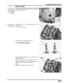 Page 18610-9
dummyhead
dummyhead
CYLINDER HEAD/VALVES
INSTALLATION
Be careful not to
jam the cam chain
and timing sprocket on the crankshaft
when rotating the crankshaft.Rotate the crankshaft counterclockwise, and align the
T mark [1] on the flywheel with the index notch [2] on
the left crankcase cover.
Be careful not to letthe shims fall into the crankcase.Install the shims [1] in their original locations on the
valve retainer.
Lower the rocker arms [2].
Each camshaft has an identification mark.
 • IN mark [1]:...