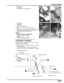 Page 31018-9
dummyhead
dummyhead
BRAKE SYSTEM
– Cotter pin [1]
– Joint pin [2]
– Master cylinder mounting bolts [3]
– Snap ring [1]
– Hose joint [2]
– O-ring [3]
– Rear master cylinder [4]
Installation is in the reverse order of removal.
 • Replace the O-ring, master cylinder mounting bolts,cotter pin and sealing washers with new ones.
 • Apply brake fluid to the joint O-ring.
Fill and bleed the hydraulic system (page 18-4).
DISASSEMBLY/ASSEMBLY
Disassemble and assemble the rear brake master
cylinder as...