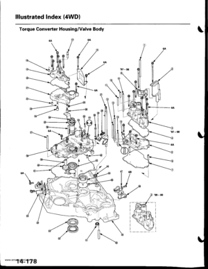 Page 694
lllustrated Index (4WDl
Torque Converter Housing/Valve Body
37-94
6A
a^\
U
14-178
www.emanualpro.com  