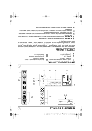 Page 8116
I
IDESCRIZIONE GENERALE
IDENTIFICAZIONE DELLA MACCHINA
ETICHETTE DI SICUREZZA
Utilizzare il tagliabordi con cautela.
A tale scopo, sono state poste sulla macchina alcune etichette volte a ricordare all’utente le principali
precauzioni d’uso sotto forma di pittogrammi, il cui significato è riportato di seguito. Esse devono
essere considerate parte integrante della macchina. Qualora un’etichetta si stacchi o sia difficile da
leggere, contattare il concessionario per sostituirla. Si consiglia inoltre di...