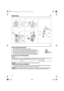 Page 3434
D
D
WARTUNG
ZERLEGEN DES MÄHKOPFS
1. Den Nylonfaden entfernen (Siehe Seite 30).
2. Den unteren Teil [1] des Mähkopfs vollständig abschrauben.
3. Den Kopf mit dem gelieferten Sechskantschlüssel [2] blockieren.
4. Mit dem Zündkerzenschlüssel [3] die Mutter abschrauben.
5. Den oberen Teil [5] des Kopfs mit seiner Scheibe [6] abnehmen.
6. In umgekehrter Ausbaureihenfolge wieder zusammensetzen.
EINSTELLUNG DES VERGASERS
Methode
Den Motor starten und bis zur Betriebstemperatur laufen lassen. Dann die...