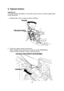 Page 145. Vypnutí motoru 
 
Upozornení ! 
V prípade potreby okamžitého ci nouzového vypnutí motoru uvolnete ovládací páku 
brzdy setrvacníku. 
 
1.  Ovládací páku motoru uvedte do polohy POMALU.  
 
2.   Pouze pro model s brzdou setrvacníku : 
Pácku ovládání brzdy setrvacníku uvedte do polohy ZABRŽDENO. 
      Pritom soucasne dochází k vypnutí vypínace motoru. 
14  