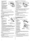 Page 44G
3. Schwungradbremshebel in 
die Stellung BETRIEB 
bewegen.
4. Leicht am Startergriff ziehen, 
bis ein Widerstand spürbar 
wird, dann kräftig ziehen 
(siehe Seite 3).
5. Wenn der Motor mit Hilfe des 
Chokes gestartet wurde, das 
Choke-Bedienungskabel so 
bewegen, dass sich der 
Choke-Hebelarm in die 
Stellung AUS bewegt, sobald 
der Motor warm genug ist, um 
ohne den Choke rund zu 
laufen.
6. Bei diesem Typ ist die Motordrehzahl voreingestellt.
Warmstart
1. Schwungradbremshebel in die Stellung BETRIEB...