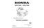 Page 11
GCV160 – GCV190
SERIENUMMER OCH MOTORTYP
INSTRUKTIONSBOK
American Honda Motor Co., Inc.
3SZ0LA00  2004.06
00X3S-ZM0-6020   